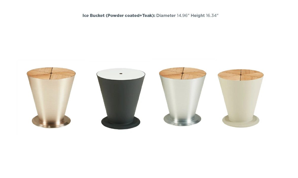 Icoo Ice Bucket Gray - Image 2